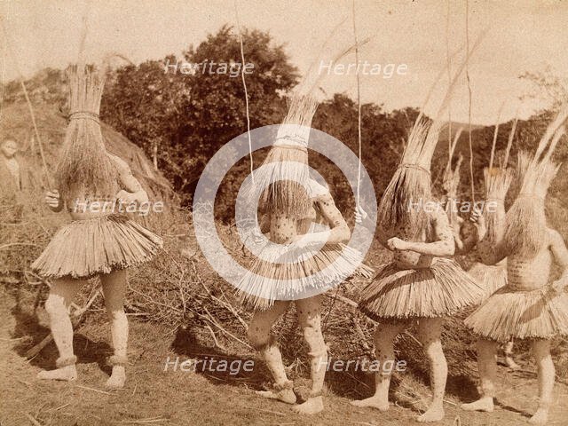 Ceremonial dance or war dance, 19th century. Creator: Unknown.