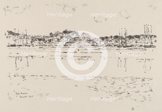 Inner Harbor, c. 1918. Creator: Frederick Childe Hassam.