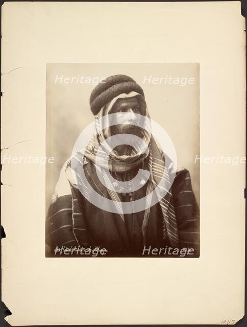 Cheik bédouin du Palmyre, about 1870-1880. Creator: Felix Bonfils.