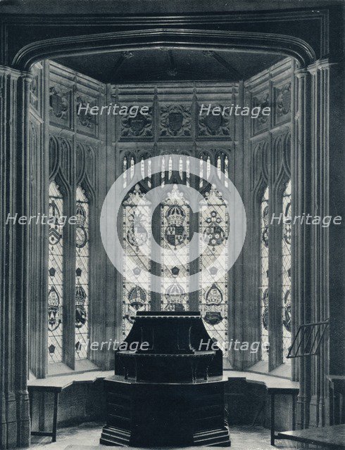 'The Oriel Window in Hall', 1926. Artist: Unknown.