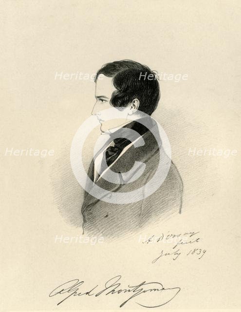 'Alfred Montgomery', 1839. Creator: Richard James Lane.