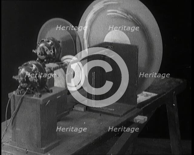 Television Transmitting Equipment, 1920s. Creator: British Pathe Ltd.