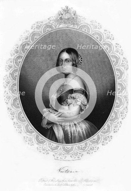 Queen Victoria, c1850s.Artist: DJ Pound
