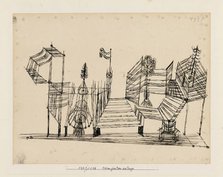 Heimgartenanlage (Home Garden Plot), 1921. Creator: Klee, Paul (1879-1940).