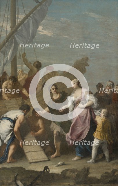 The embarkation of Helen of Troy.