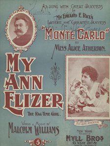 'My Ann Elizer', 1898. Creator: Unknown.