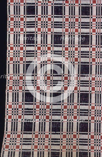 Coverlet, United States, 1820/24. Creator: Unknown.