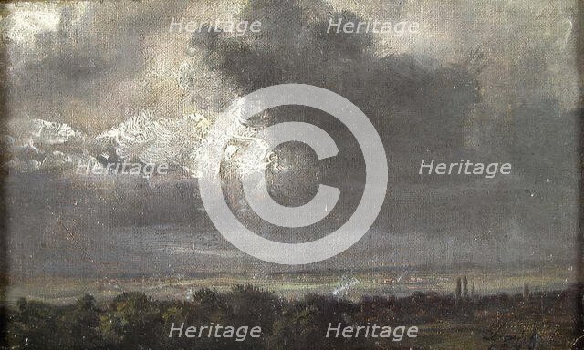 Study of Storm Clouds, 1840. Creator: Johan Christian Dahl.