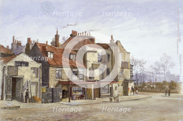 View of Lawrence Street, Chelsea, London, 1882. Artist: John Crowther