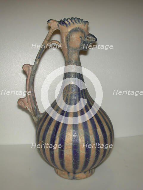 Rooster-headed Ewer, Iran, 13th century. Creator: Unknown.