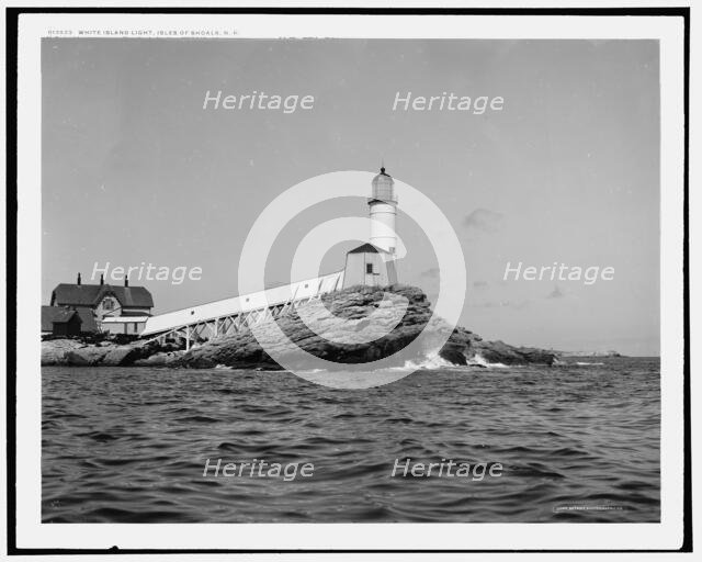 White Island Light, Isles of Shoals, N.H., c1901. Creator: Unknown.