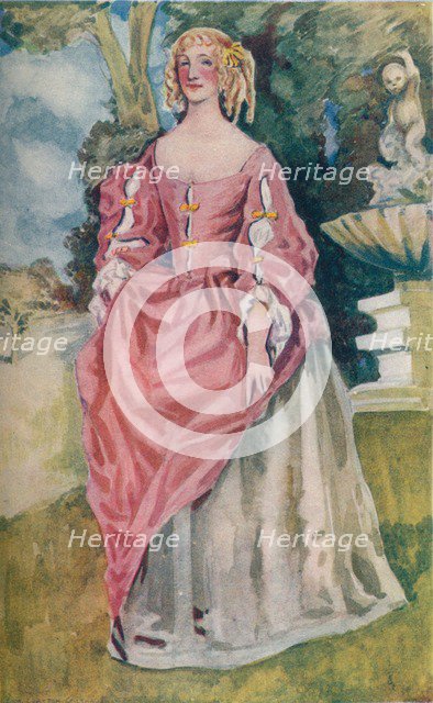 'A Woman of the Time of Charles II', 1907. Artist: Dion Clayton Calthrop.