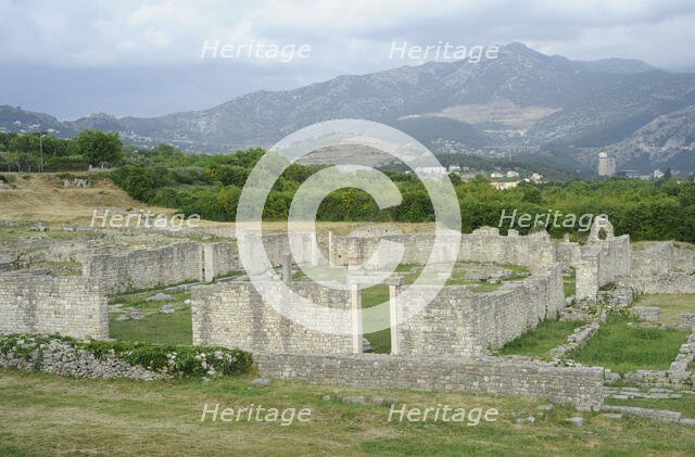 Ruins of the Episcopal Centre, ancient city of Salona, Solin, Croatia, 2018. Creator: Unknown.