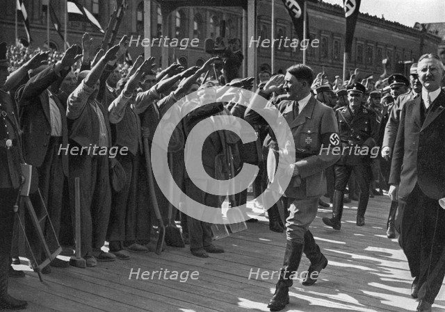 Laying of the foundation stone of the Reichsbank, Berlin, Germany, 5 May 1934. Artist: Unknown