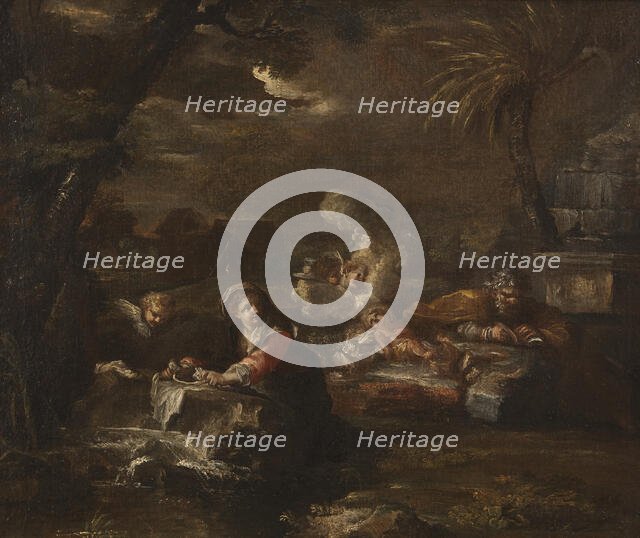 Rest on the Flight into Egypt. Creator: Giovanni Battista Pace.