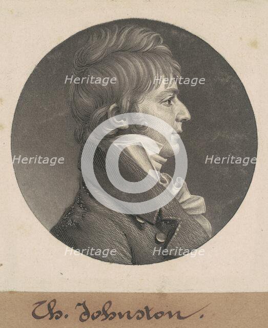 George Way, 1807. Creator: Charles Balthazar Julien Févret de Saint-Mémin.