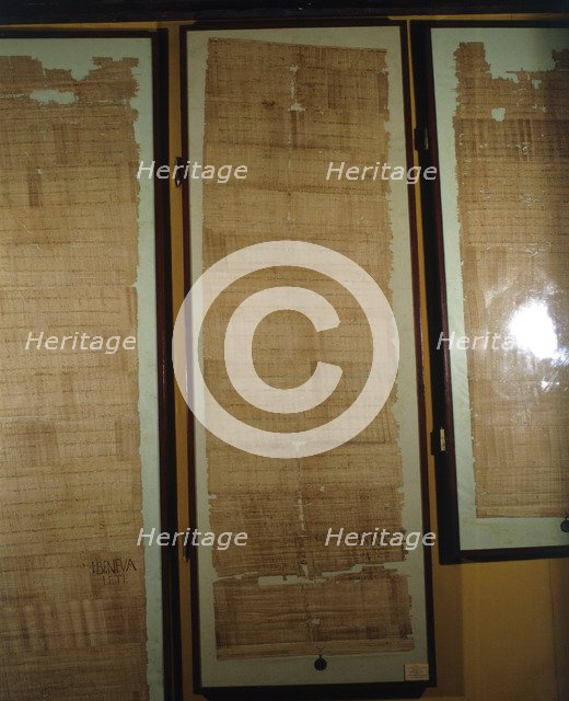 Privilege granted by Pope John XIII Dilectioni et Fraternitati 'to the bishops of Gauls', papyrus…