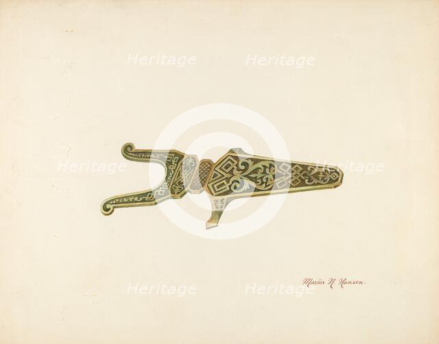 Bootjack, c. 1940. Creator: Marius Hansen.