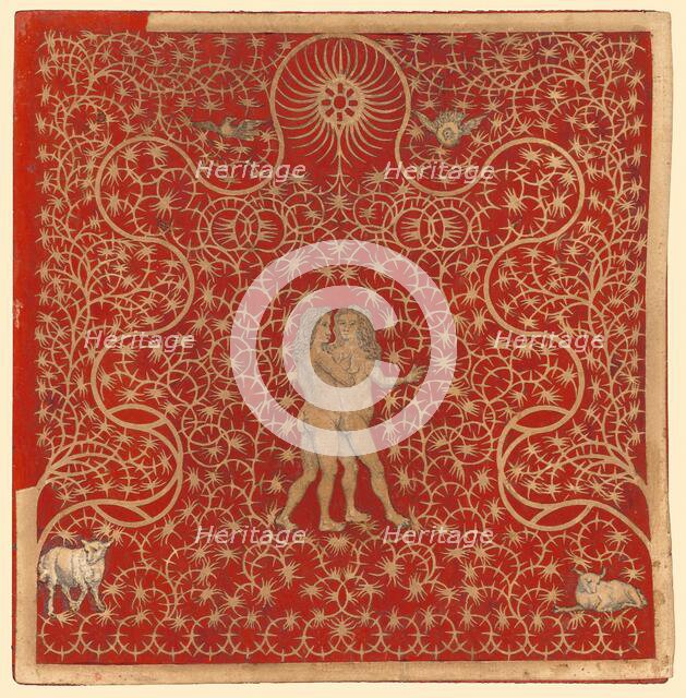 Adam and Eve in the Garden with Two Sheep and Two Doves, 1780s?. Creator: Unknown.