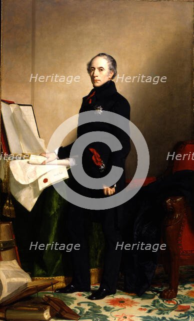 Francois Pierre Guillaume Guizot, 1841. Creator: George Peter Alexander Healy.