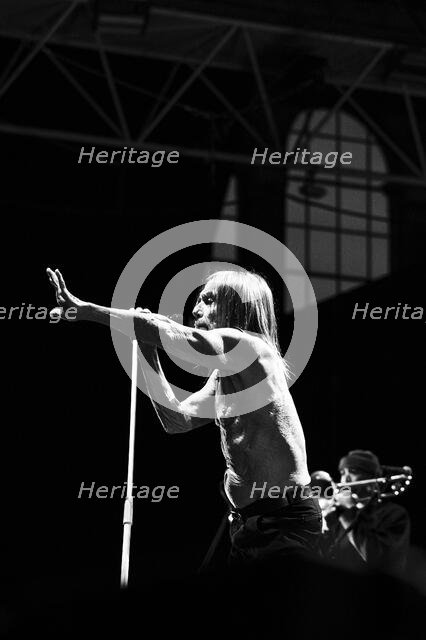 Iggy Pop performing live at the Alexandra Palace, London, 28 May 2025. Creator: Annapaola Marchesani.