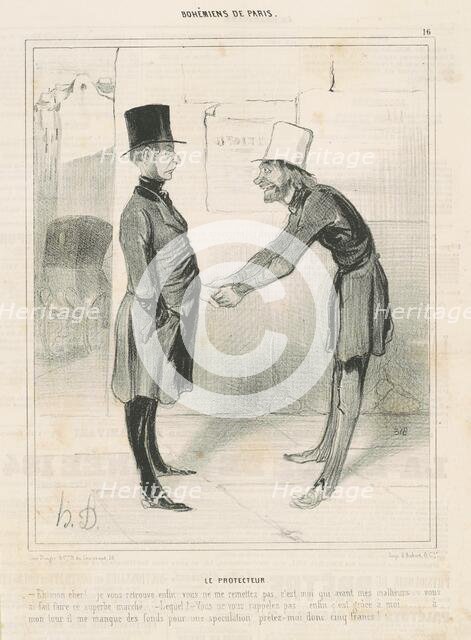 Le Protecteur, 19th century. Creator: Honore Daumier.