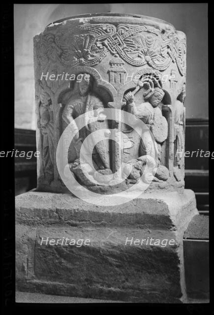 St Peter's Church, Southrop, Cotswold, Gloucestershire, 1940-1949. Creator: Ethel Booty.