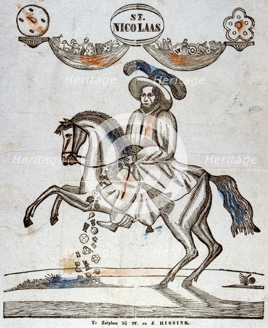 St Nicholas, 19th century. Artist: Anon