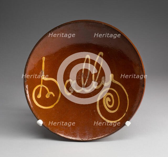 Plate, 1820/1867. Creator: George Wolfkiel.