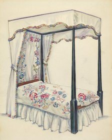 Bed, 1935/1942. Creator: Isadore Goldberg.