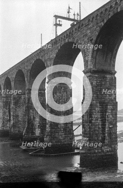 Royal Border Bridge, Berwick upon Tweed, Northumberland, c1945-1980. Artist: Eric de Maré