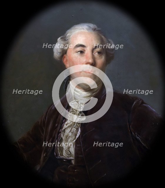 Portrait of Jacques Necker (1732-1804). Artist: Duplessis, Joseph-Siffred (1725-1802)