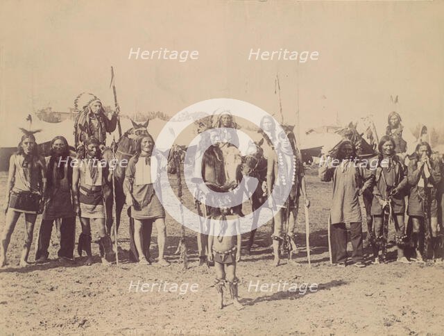 Sioux Indians, 1880s-90s. Creator: Unknown.