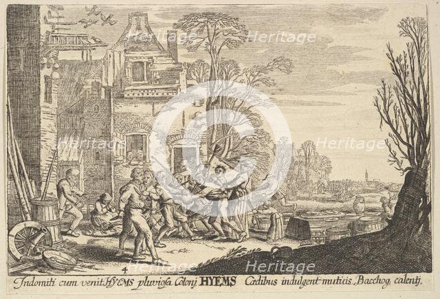 Winter, 1629. Creator: Wenceslaus Hollar.