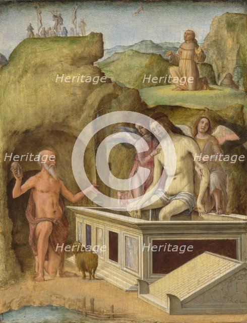 The Dead Christ, c. 1490. Artist: De' Roberti, Ercole (c. 1450-1496)