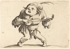 The Guitar Player, c. 1622. Creator: Jacques Callot.