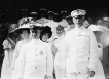 Togo at West Point with Gen. Barry, 1911. Creator: Bain News Service.