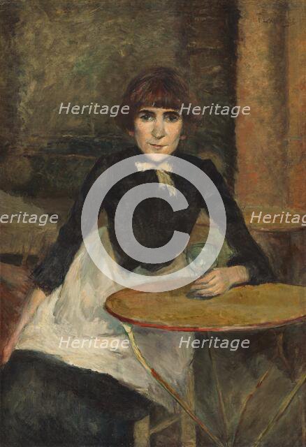 A la Bastille (Jeanne Wenz), 1888. Creator: Henri de Toulouse-Lautrec.