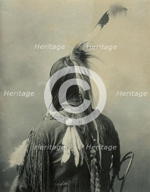 The back of an Omaha Indian, 1899. Creator: Frank A. Rinehart.