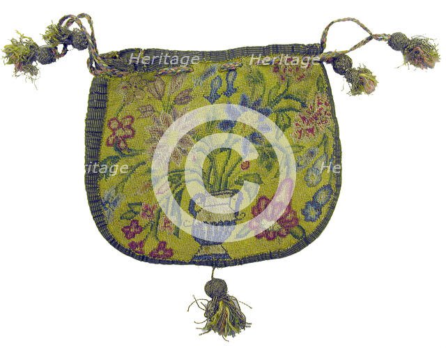 Bag, England, 17th century. Creator: Unknown.