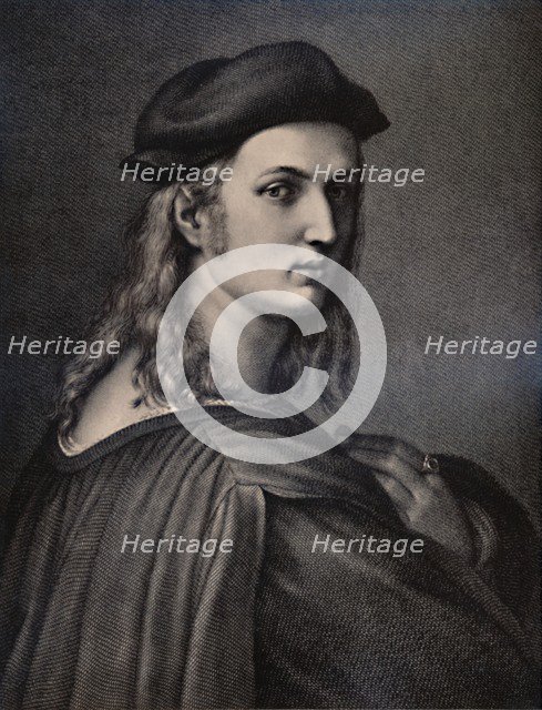 Raphael Sanzio, Italian Renaissance artist, 18th or 19th century (1894). Artist: Raphael Morghen.