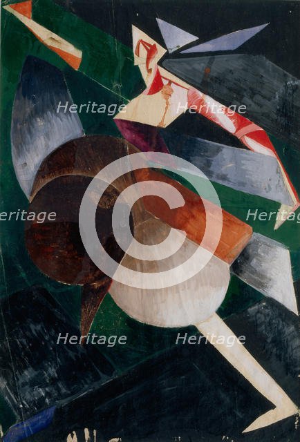 Abstraction. The Dancer. Artist: Exter, Alexandra Alexandrovna (1882-1949)