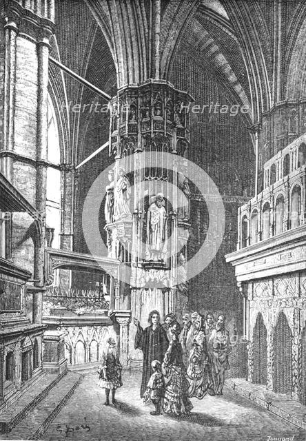 'Westminster - The Round of the Abbey', 1872.    Creator: Gustave Doré.