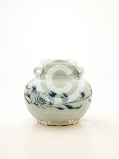 Small jar with loop handles, 1300-1399. Creator: Unknown.