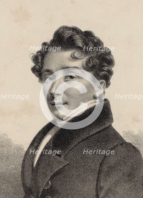 Portrait of the ballet dancer Jean-François Coulon (1764-1836), 1825.