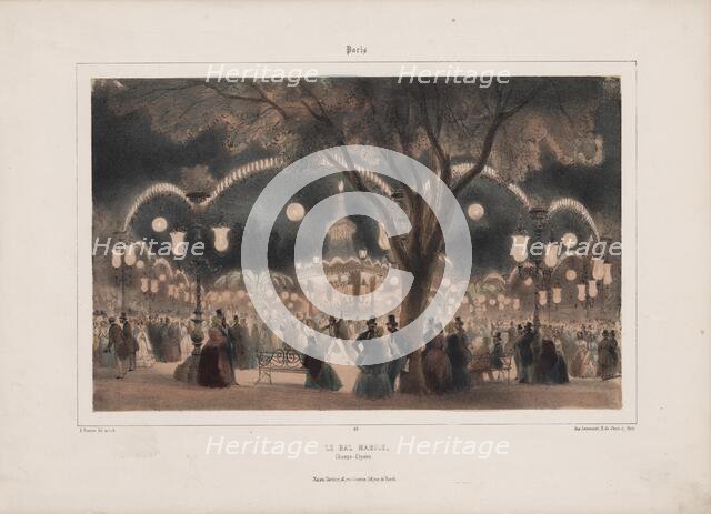 Le bal Mabile, 1858. Creator: Provost, A. (active 1834-1855).
