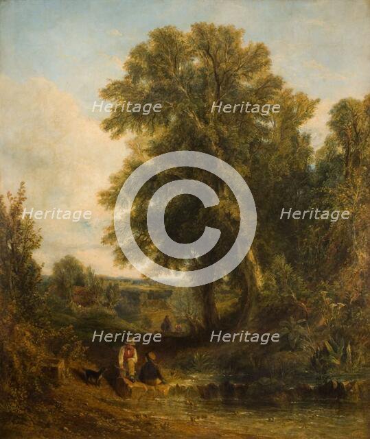 English Landscape, 1829. Creator: Thomas Creswick.
