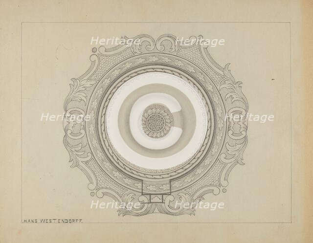 Silver Teapot, c. 1937. Creator: Hans Westendorff.