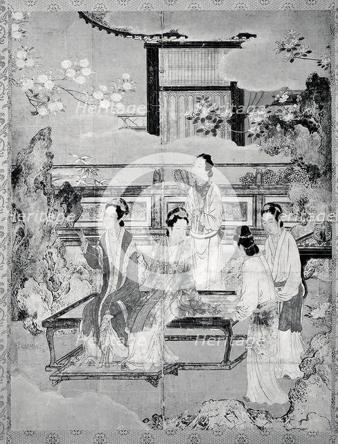 Women at Chinese Court, 16th century. Creator: Unknown.