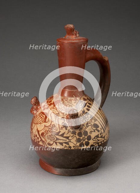 Stirrup-Spout Vessel, 100 B.C./A.D. 500. Creator: Unknown.